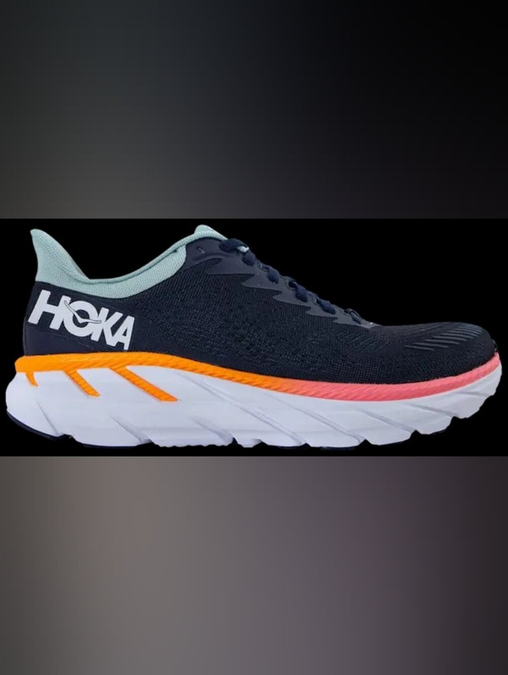 Hoka Women's Navy, Mint, Orange & Coral Running Sneakers